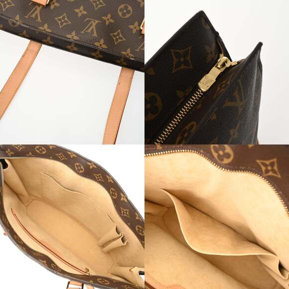 LOUIS VUITTON Brown Monogram Canvas Tote Bag - Picture 10 of 11